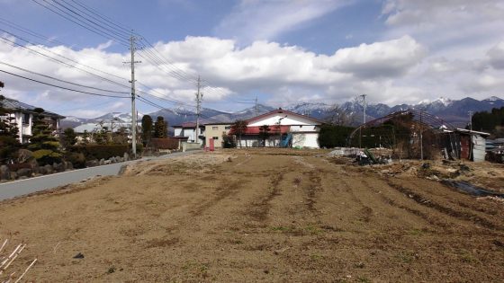 八ヶ岳、南アルプスの眺望、長円寺高台土地へ移住 | 原村移住用の広い